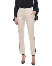 Stella McCartney - Off Slim Flat Front Pants - Lyst