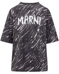 Marni - Logo Graphic T-Shirt - Lyst