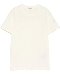 Moncler - Off Crew Neck T-Shirt - Lyst