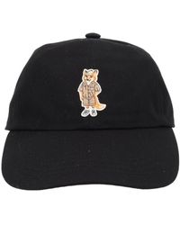 Maison Kitsuné - Dressed Fox Embroidered Baseball Hat - Lyst