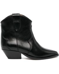 Isabel Marant - Dewina Leather Bootie - Lyst