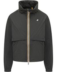 K-Way - Logo Mock Collar Jacket - Lyst