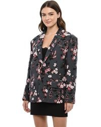 DSquared² - Floral Notched Lapel Blazer - Lyst