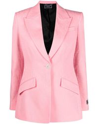 Versace - Logo Jacquard Blazer - Lyst