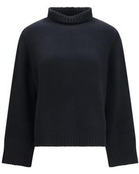 Allude - Turtle Neck Sweater - Lyst