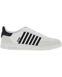 DSquared² - Leather Boxer Sneakers - Lyst