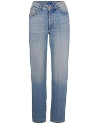 DIESEL - Regular High Rise Jeans - Lyst