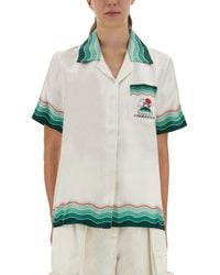 CASABLANCA - Regular Printed Shirt - Lyst