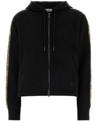 Burberry - Solid Hood Sweatshirt - Lyst