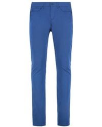 BOSS - Slim Flat Front Pants - Lyst
