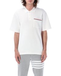 Thom Browne - Shirt Collar Polo - Lyst