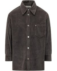 Ami Paris - Relaxed Solid Shirt - Lyst