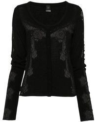 Pinko - Floral Round Neck Sweater - Lyst