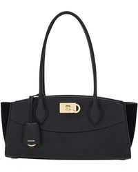Ferragamo - Studio Soft Medium Shoulder Bag - Lyst