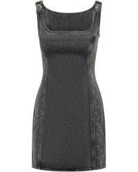 Marine Serre - Square Neck Mini Dress - Lyst