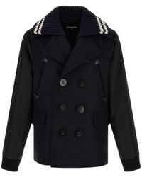 DSquared² - 'Hybrid Peacoat' Coat - Lyst