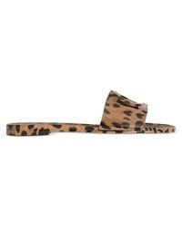 Dolce & Gabbana - Print Slip On Flats - Lyst