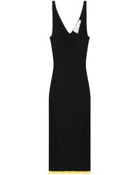 AZ FACTORY - V-Neck Short Dress - Lyst