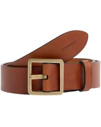 DSquared² - Solid Buckle Belt - Lyst