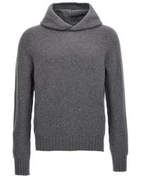 Ma'ry'ya - Wool Hooded Sweater - Lyst