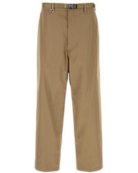 Prada - Flat Front Pants - Lyst