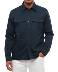 Department 5 - Regular Solid Overshirt - Lyst