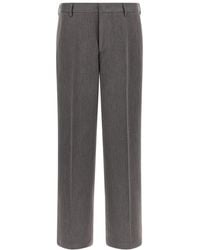 Cellar Door - Flat Front Pants - Lyst