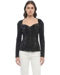 Stella McCartney - Solid Sweet Heart Neck Top - Lyst