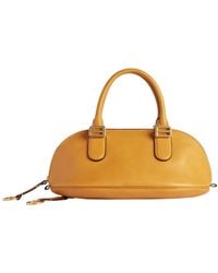 Balenciaga - Mustard Bolero Mini Duffle Bag - Lyst