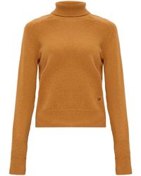 Victoria Beckham - Roll Neck Wool Jumper Sweater - Lyst