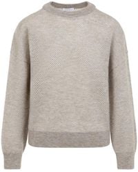 Brunello Cucinelli - Knitted Crew Neck Sweater - Lyst