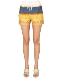 Alberta Ferretti - Tie-Dye Shorts - Lyst