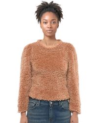 Stella McCartney - Textured Crew Neck Sweater - Lyst