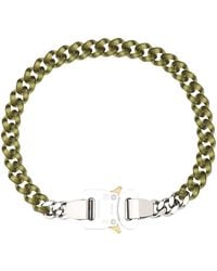 1017 ALYX 9SM - Alyx Two-Tone Nylon And Metal Necklace - Lyst