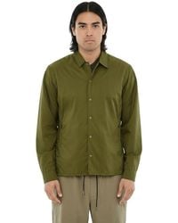 Woolrich - Regular Solid Overshirt - Lyst