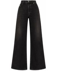 DIESEL - Relaxed High Rise Jeans - Lyst