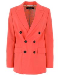 DSquared² - Dsquared Coral Stretch Polyester Blend New York Blazer - Lyst