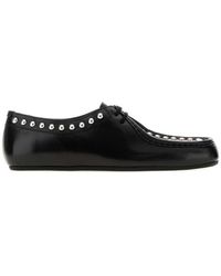 Jil Sander - Studded Lace Up Shoes - Lyst