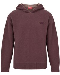 DIESEL - Logo Relaxed Hoodie - Lyst
