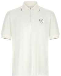 Brunello Cucinelli - Solid Shirt Collar Polo - Lyst
