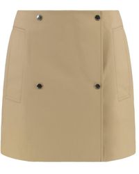 Burberry - Miniskirt Trench - Lyst