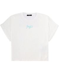 Balmain - Logo Crew Neck T-Shirt - Lyst