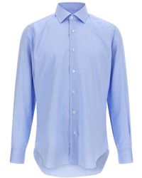 Barba Napoli - Light Oxford Cotton Shirt - Lyst