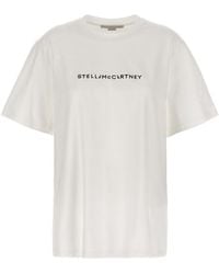 Stella McCartney - Crew Neck Logo T-Shirt - Lyst