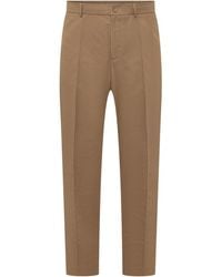 Moncler - Flat Front Pants - Lyst