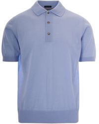 BOSS - Solid Shirt Collar Polo - Lyst