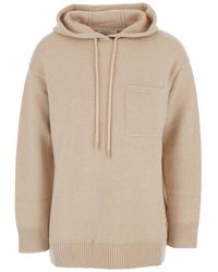 Max Mara - Solid Hood Sweatshirt - Lyst