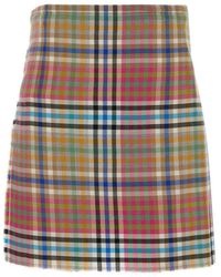 Vivienne Westwood - Plaid Mini Skirt - Lyst