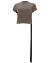 Rick Owens - Solid Mock Collar T-Shirt - Lyst