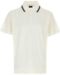 Gucci - Solid Shirt Collar Polo - Lyst